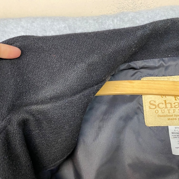 Schaefer Outfitter Size XL Vintage Black  Wool Blend Western Style Vest •USA - Picture 5 of 6